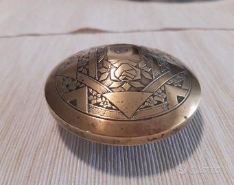 Portagioie vintage in ottone