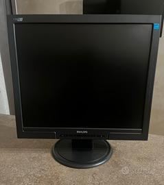 Monitor PC Philips 17"LCD Da Riparare o x Ricambi