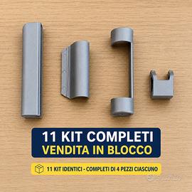 11 kit copri cerniere Maico per serramenti in PVC
