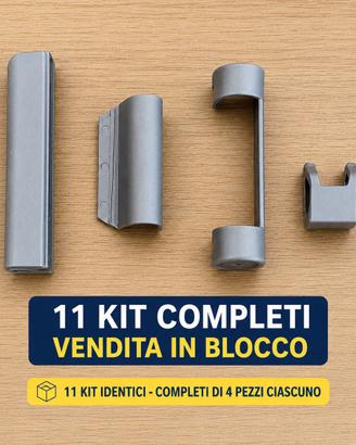 11 kit copri cerniere Maico per serramenti in PVC