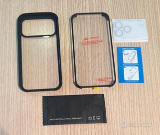 Custodia Iphone 17 Pro Max e vetro temperato