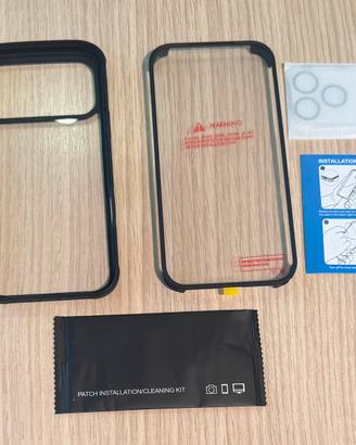 Custodia Iphone 17 Pro Max e vetro temperato