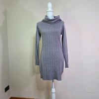 Maglioncino Donna Micro/acrilico Collo Alto Grigio
