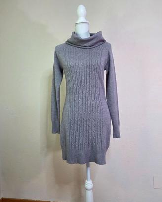 Maglioncino Donna Micro/acrilico Collo Alto Grigio