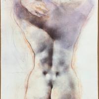 Litografia Renzo Vespignani “nudo di schiena”