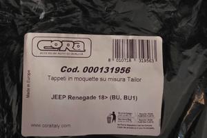 set 4 tappeti jeep renegade