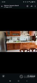 cucina componibile  con ante in legno 
