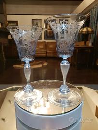 Calice acqua e bicchiere vino