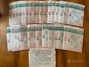 30 pezzi Carta d’Italia Touring Club Italiano