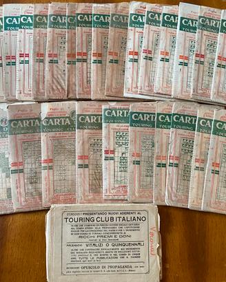 30 pezzi Carta d’Italia Touring Club Italiano