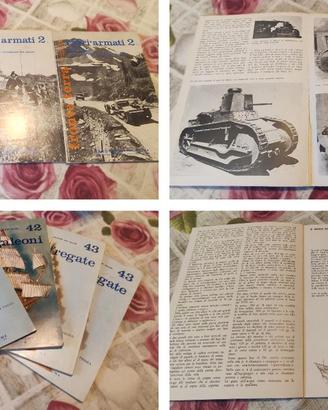 8 Libri BIZZARRI ANNI '70 - CARRI NAVI AEREI -