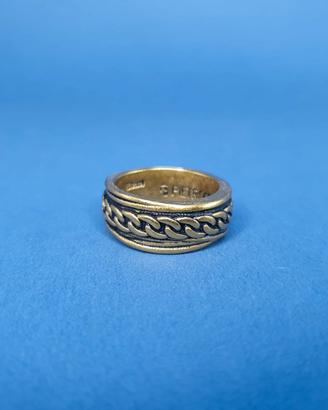 ANELLO "PIETRO FERRANTE" FEDE CATENA COLOR ORO