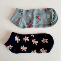 calzini corti da donna natalizi