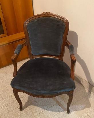 POLTRONA STILE LUIGI XIV