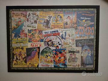 cornice nera puzzle disney
