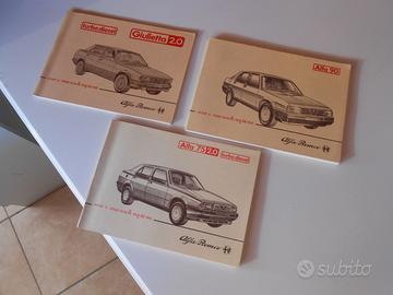 MANUALI USO E MANUTENZIONE ALFA ROMEO SIMCA