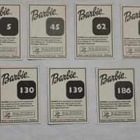 Barbie 7 sticker card vintage anno 2000