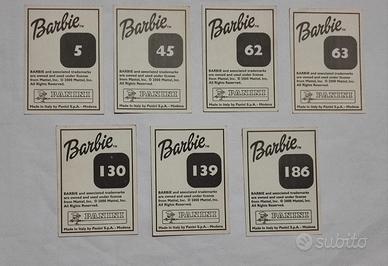 Barbie 7 sticker card vintage anno 2000
