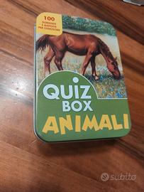 quiz box animali