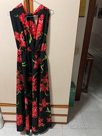 Abito lungo a fiori