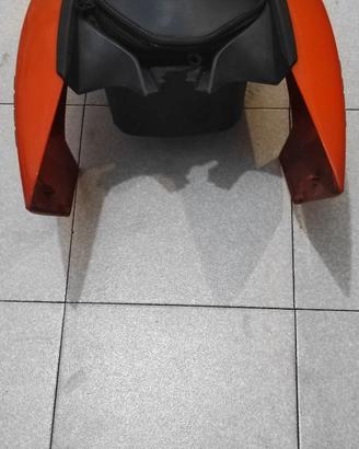 Carena anteriore moto Zero DS 2015 colore orange