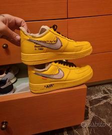 Nike Air Force 1 Low Off-White ICA University Gold