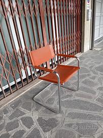 sedia in pelle vintage 