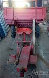 Rimorchio trazionato per motocoltivatore