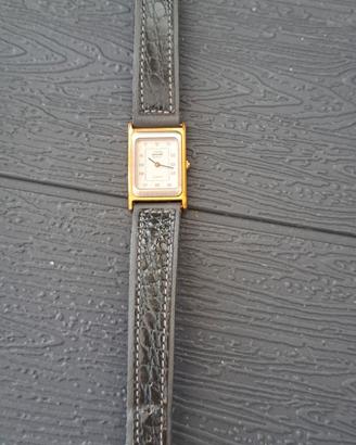 Orologio  Unoaerre placcato oro quadrante 3x2