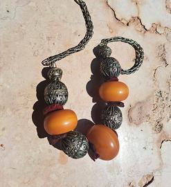 Collana etnica boho originale anni '80. Ribassato!
