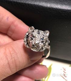 Anello testa di tigre sales