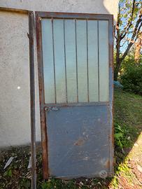 Porta in ferro e vetro 