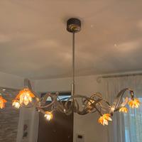 lampadario con 8 luci 