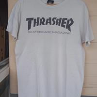 maglietta thrasher bianca