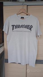 maglietta thrasher bianca
