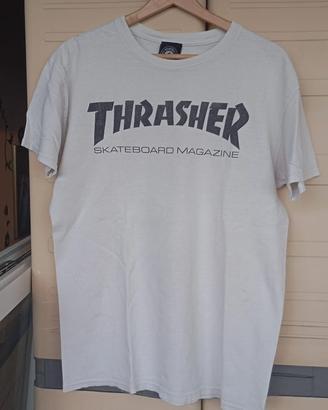 maglietta thrasher bianca