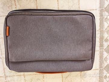 Borsa grigia porta tablet/notebook 22x33