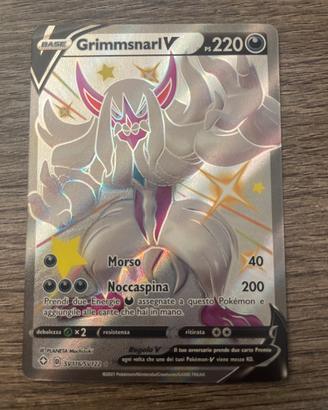 Pokémon GrimmsnarlVShinyFullArtSV116/SV122Italiano