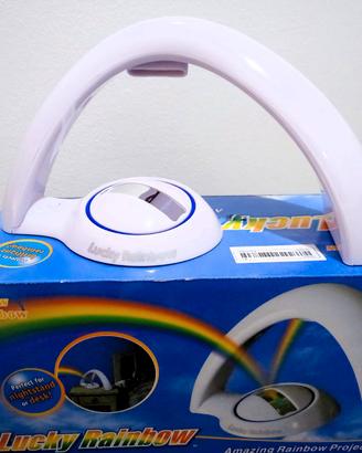 Lampada a led Lucky Rainbow proietta arcobaleno