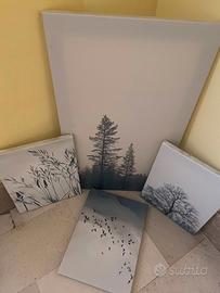 Set quadri IKEA natura