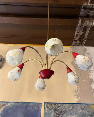 Lampada a sospensione  anni'50  Stilnovo 