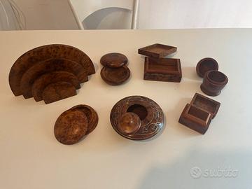 Set Vintage in Radica di Thuja (Marocco '80)