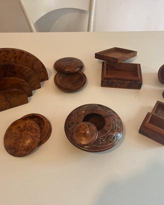 Set Vintage in Radica di Thuja (Marocco '80)