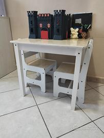 tavolo e 2 sedie Bambini 