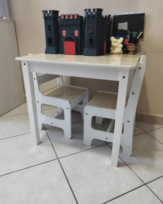 tavolo e 2 sedie Bambini 