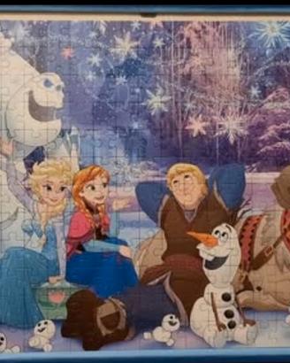 Doppio oggetto: Puzzle Frozen + cornice 