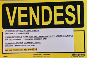 Vendita terreni e fabbricato agricolo