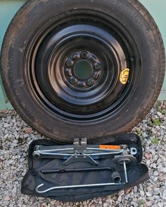ruotino scorta juke anno 2015 con kit