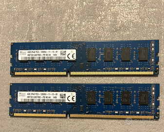 UDIMM SK Hynix DDR3 PC3-12800 800 MHz