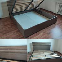 Letto matrimoniale contenitore come NUOVO 